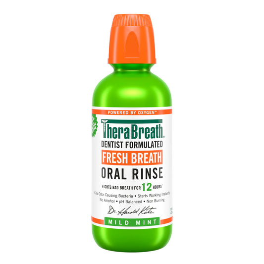 Fresh Breath Oral Rinse Mouthwash – Bye Bye Bad Breath, Mild Mint Formula