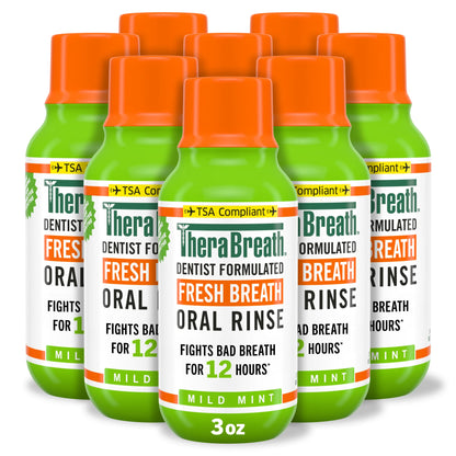 Fresh Breath Oral Rinse Mouthwash – Bye Bye Bad Breath, Mild Mint Formula