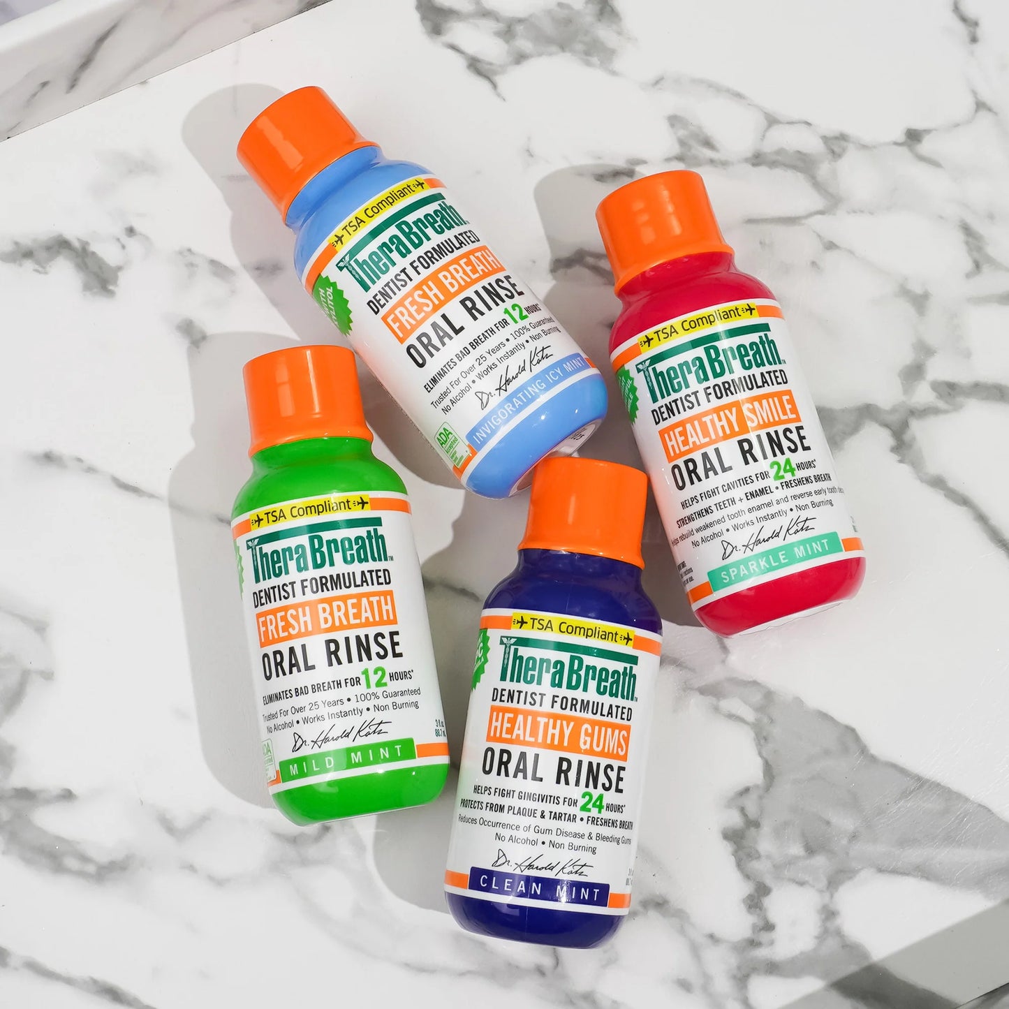 Fresh Breath Oral Rinse Mouthwash – Bye Bye Bad Breath, Mild Mint Formula